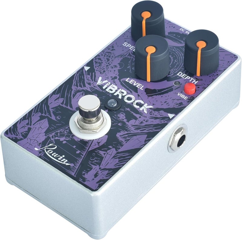 IOppWin Rowin Chorus-Tremolo Monoblock Guitar Pedal, Analog Modulation Effect for Electric Guitar, Classic 60s Psychedelic Sound, Chorus & Tremolo Combo Pedal, True Bypass Metal Mini Pedal - Image 3